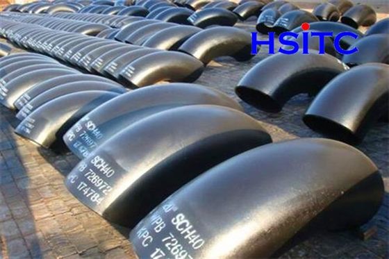 A234 Astm A403 Astm A420 Углеродистая стальная труба локоть Sch40 Std Sch80