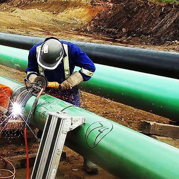АСТМ A252 Половая секция стальной трубы для нефтехимических трубопроводов 0