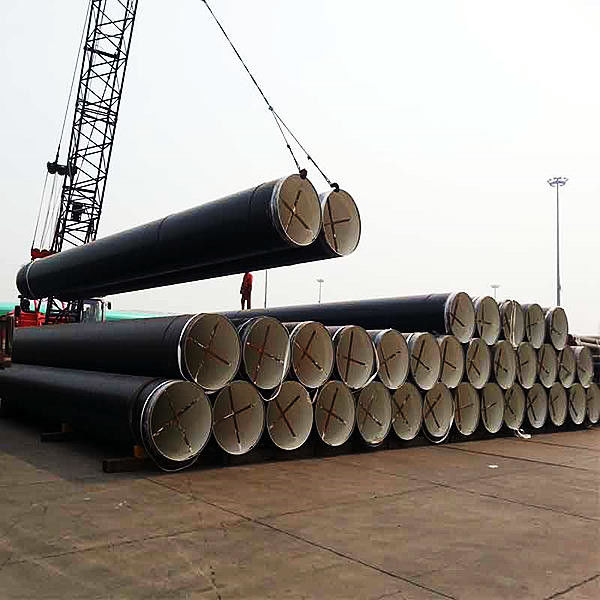 Эпоксидная краска покрытие SSAW стальной трубы для проекта Astm A252 0